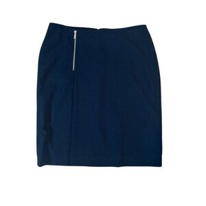 Calvin Klein Black Skirt with Gold Zipper Size 2